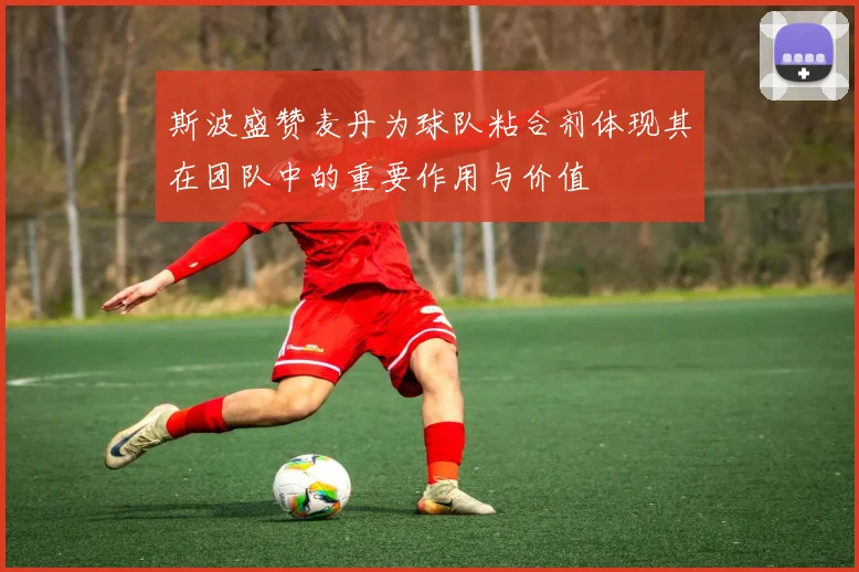斯波盛赞麦丹为球队粘合剂体现其在团队中的重要作用与价值